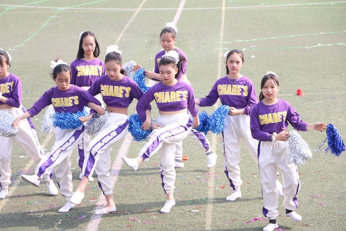 Sôi động ngày hội thể thao học sinh chào mừng 70 năm thành lập trường THCS Tây Sơn