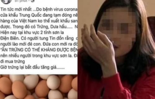 Tung tin "ăn trứng gà kháng được mọi bệnh tật" giữa dịch cúm nCoV, cô gái 9X bị phạt 10 triệu đồng