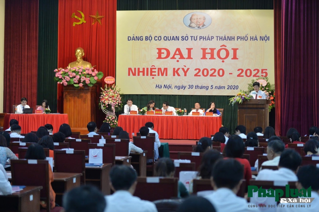 nhung hinh anh dang nho tai dai hoi dang bo so tu phap ha noi nhiem ky 2020 2025