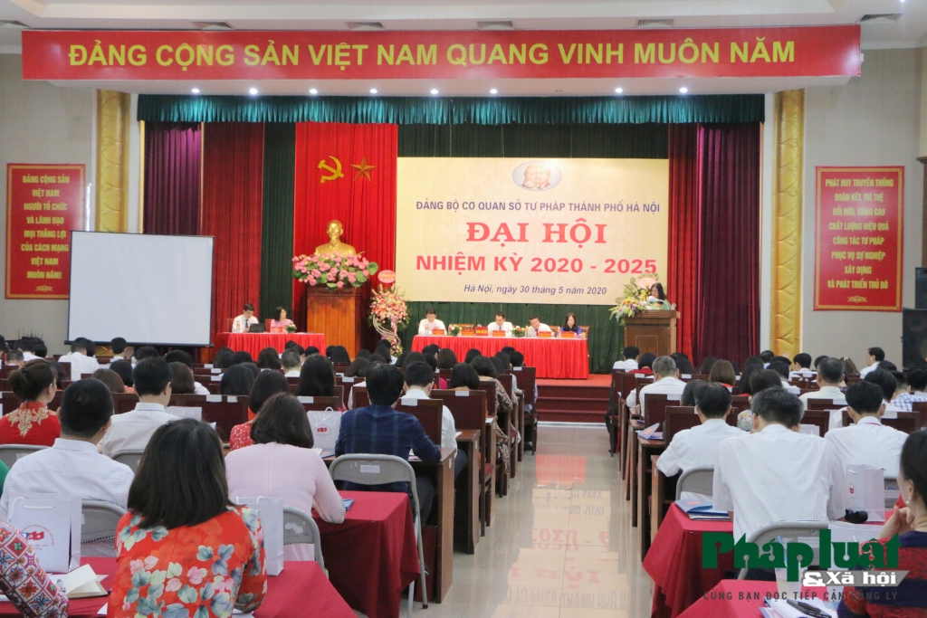 nhung hinh anh dang nho tai dai hoi dang bo so tu phap ha noi nhiem ky 2020 2025