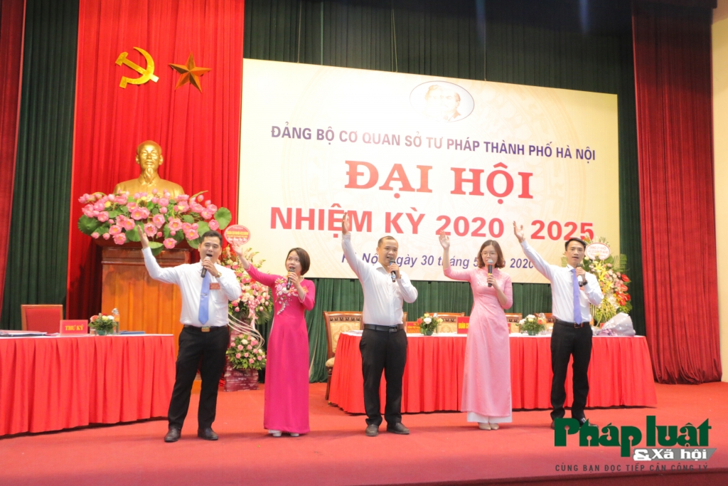 nhung hinh anh dang nho tai dai hoi dang bo so tu phap ha noi nhiem ky 2020 2025