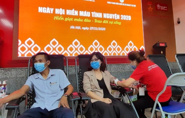 Hà Nội: Ngày hội hiến máu tình nguyện năm 2020 thu về hơn 500 đơn vị máu