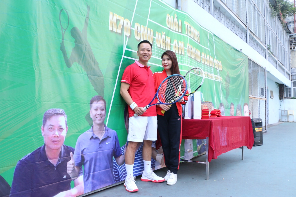 khai mac giai tennis k78 chu van an grand slam 2019 cua cuu hoc sinh khoa 78 truong buoi