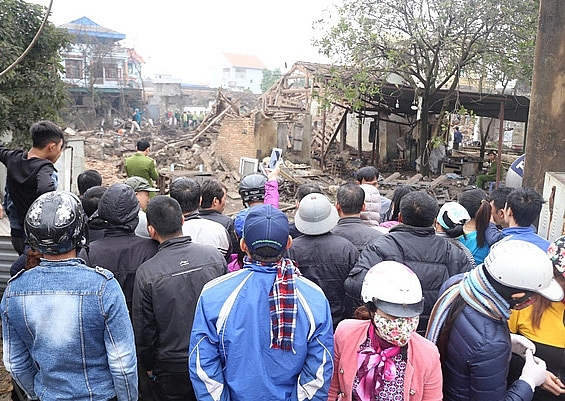 Làm rõ nguyên nhân vụ nổ hy hữu tại Yên Phong, Bắc Ninh