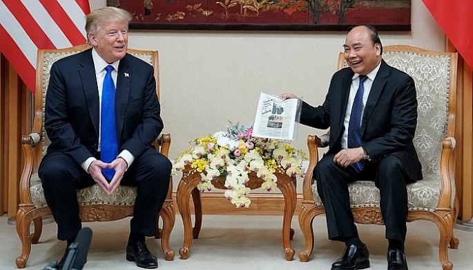 Thủ tướng Nguyễn Xuân Phúc hội kiến với Tổng thống Donald Trump