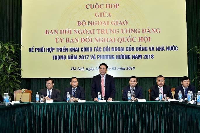 Bộ Ngoại giao, Ban Đối ngoại Trung ương, Ủy ban Đối ngoại Quốc hội khẳng định sự phối hợp chặt chẽ