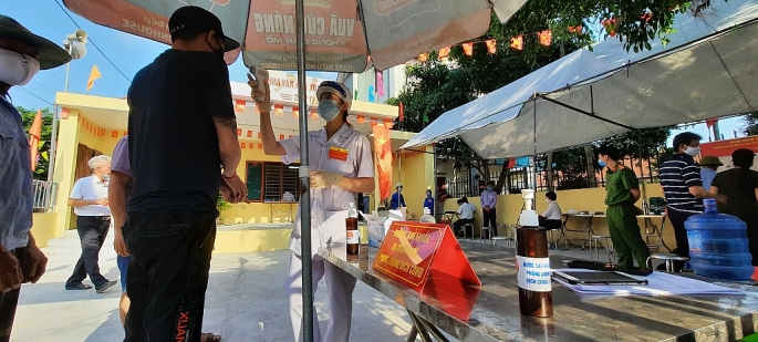 Xã Đồng Tâm, huyện Mỹ Đức, Hà Nội: Cử tri hân hoan trong Ngày hội toàn dân đi bầu cử