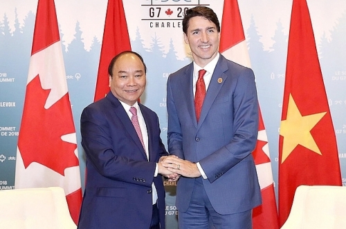 Thủ tướng Nguyễn Xuân Phúc hội đàm với Thủ tướng Canada