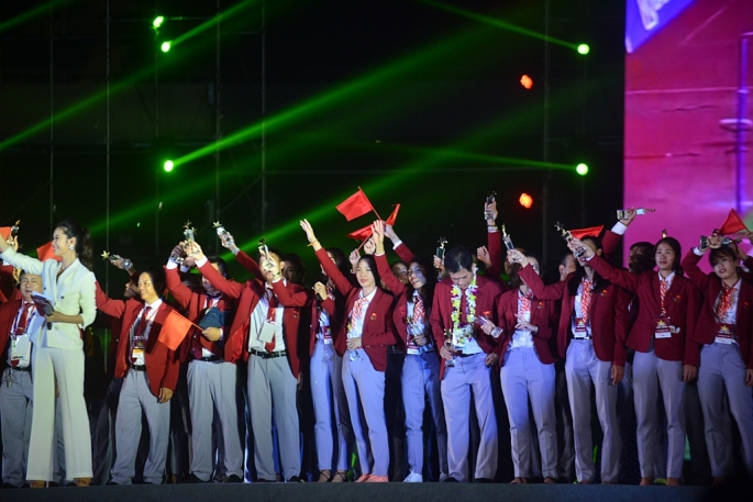 am ap le vinh danh doan the thao viet nam asiad 2018