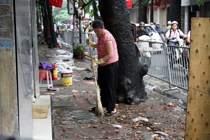 toan canh hien truong vu chay lon tai de la thanh nhin tu tren cao