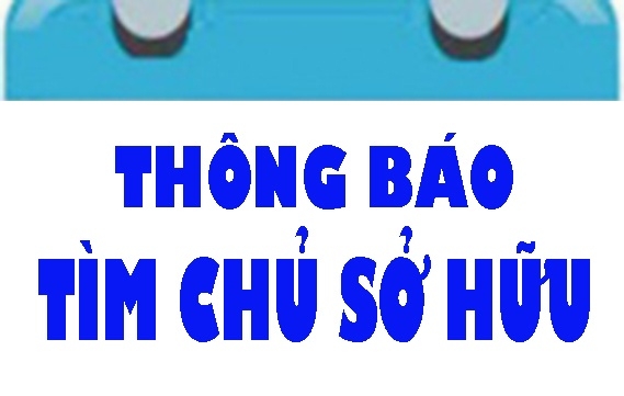 Công an phường Dịch Vọng thông báo tìm chủ sở hữu của xe mô tô