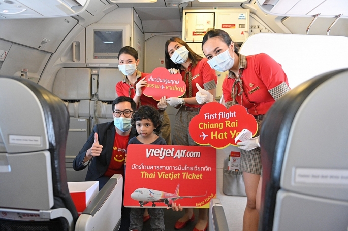 vietjet thai lan tiep tuc mo duong bay moi ket noi cac thanh pho lon tai thai lan