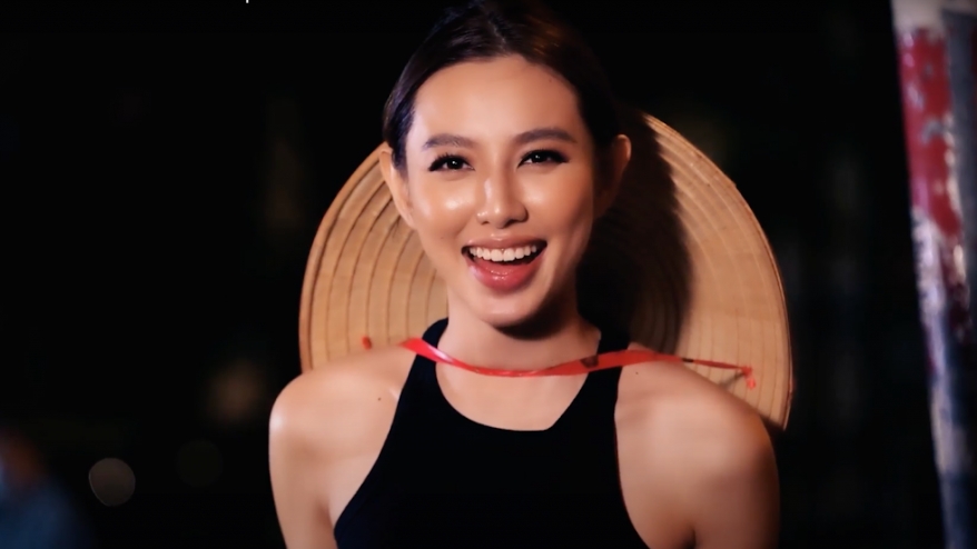 Fan thích thú khi Thùy Tiên mang ẩm thực Việt Nam vào clip dự thi Miss Grand International 2021