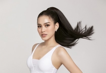 Hoa hậu Đỗ Hà “đọ dáng” cùng các thí sinh trong phần thi Miss Sport