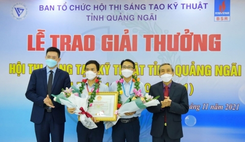 BSR đạt 7 giải thưởng tại Hội thi Sáng tạo Kỹ thuật tỉnh Quảng Ngãi lần thứ 12