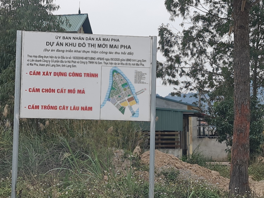 Dự án KĐT mới Mai Pha, TP Lạng Sơn: UBND xã Mai Pha báo cáo những nội dung gì? Dự án KĐT mới Mai Pha, TP Lạng Sơn: UBND xã Mai Pha báo cáo những nội dung gì?