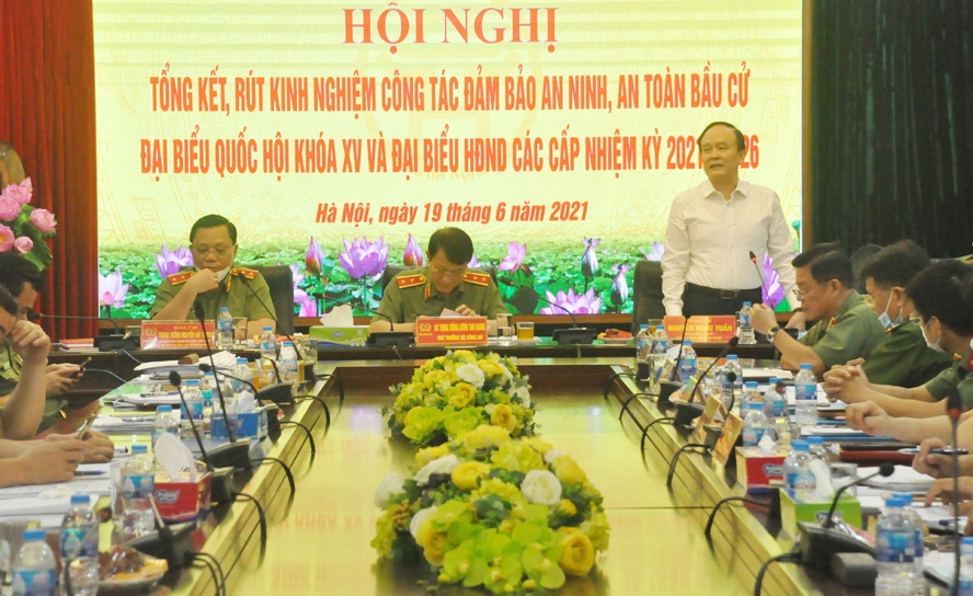 Công an Thủ đô Hà Nội đã bảo đảm tuyệt đối an ninh, trật tự trên địa bàn thành phố trước, trong và sau ngày bầu cử