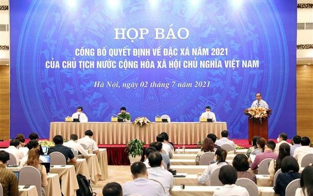 Công bố Quyết định của Chủ tịch nước về đặc xá năm 2021