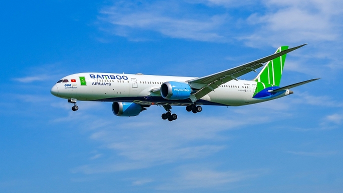 Bamboo Airways lì xì vé bay cho hành khách trên chuyến bay đầu năm