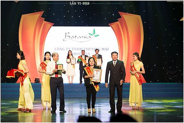 Botania vinh dự lọt Top 10 Thương hiệu nhãn hiệu tin dùng 2018 botania vinh du lot top 10 thuong hieu nhan hieu tin dung 2018