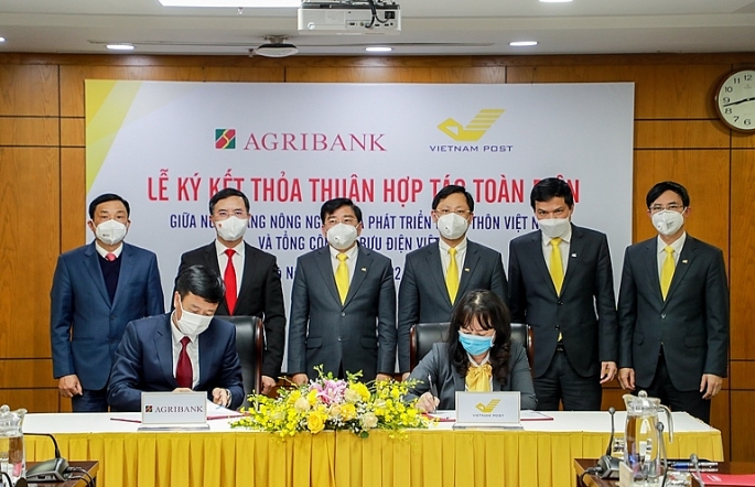 Lễ ký kết thỏa thuận hợp tác toàn diện giữa Agribank và Vietnam Post