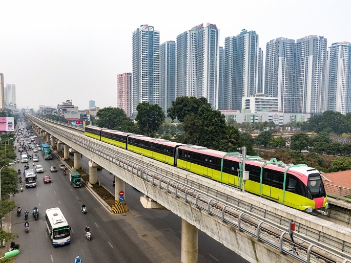 Dự án đường sắt đô thị Nhổn - ga Hà Nội dự kiến khai thác vào cuối năm 2022