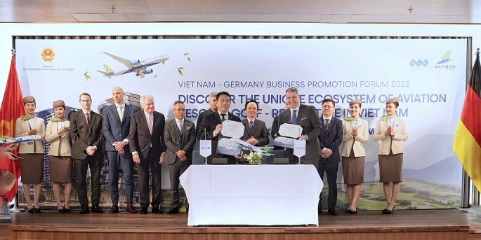 Bamboo Airways và Lufthansa Technik kí MOU trị giá 100 triệu Euro trong khuôn khổ sự kiện tại Đức