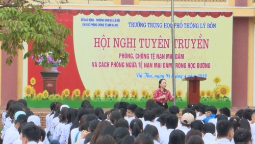 Năm 2024: Phấn đấu 100% học sinh được cung cấp kiến thức về phòng chống mại dâm