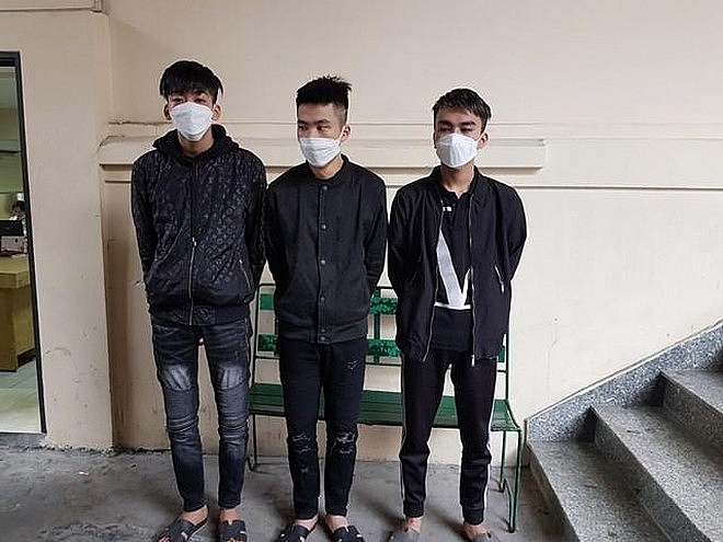 Một trong số đối tượng bị tạm giam trong vụ hỗn chiến củagần 50 thanh niên trên đường phố Hải Phòng