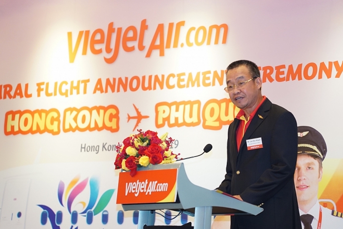Vietjet mở rộng mạng bay quốc tế, khai trương thương mại đường bay thẳng Phú Quốc - Hồng Kông vietjet mo rong mang bay quoc te khai truong thuong mai duong bay thang phu quoc hong kong