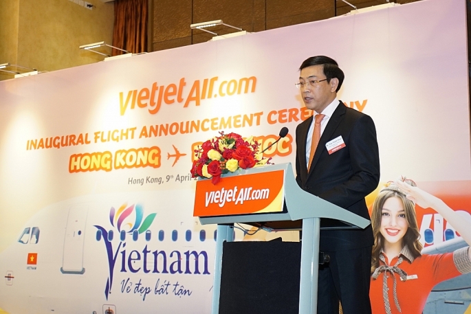 Vietjet mở rộng mạng bay quốc tế, khai trương thương mại đường bay thẳng Phú Quốc - Hồng Kông vietjet mo rong mang bay quoc te khai truong thuong mai duong bay thang phu quoc hong kong