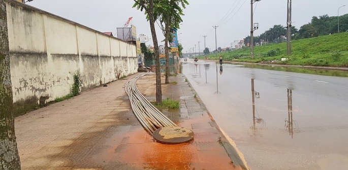 da co phuong an thoat nuoc tranh ngap ung tren tuyen duong de ngoc thuy