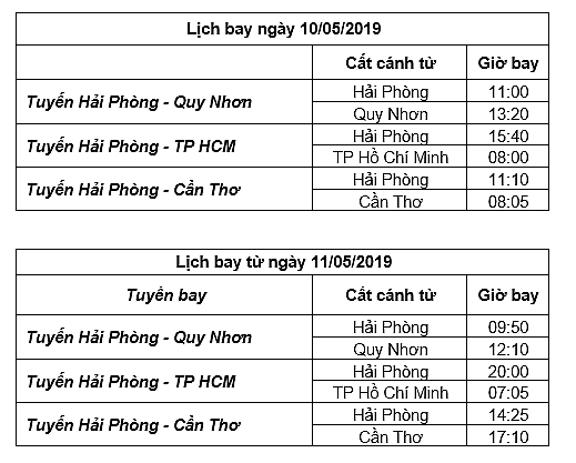 bamboo airways mo ban ve duong bay hai phong di quy nhon tp ho chi minh can tho voi gia chi tu 200000 vnd