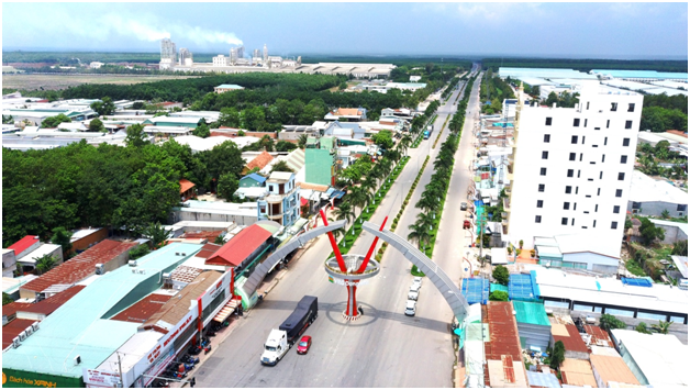 Chơn Thành chiếm hơn 67% diện tích khu công nghiệp toàn tỉnh Bình Phước. 