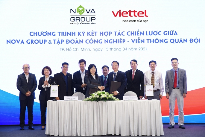 NovaGroup bắt tay với tập đoàn Viettel ứng dụng các giải pháp thành phố thông minh tại Aqua City