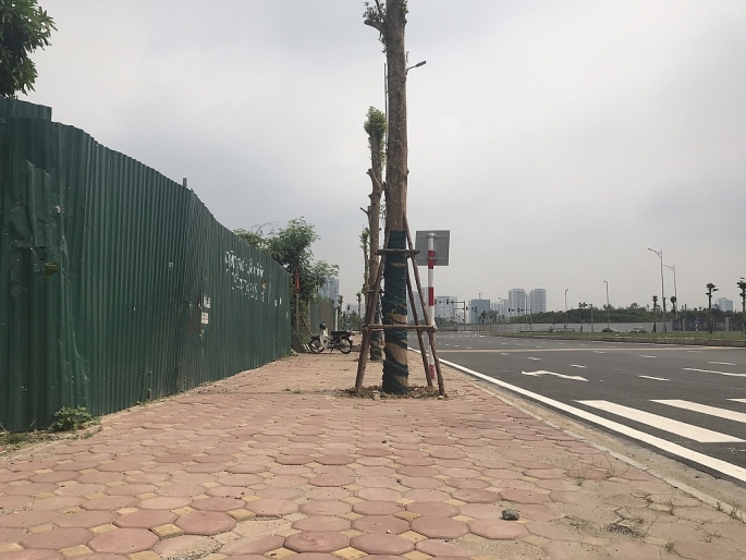 Cận cảnh đường 8 làn xe nối 3 quận nội thành Hà Nội can canh duong 8 lan xe noi 3 quan noi thanh ha noi