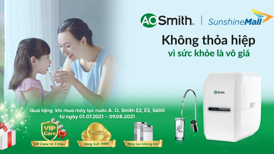 Sunshine Mall hợp tác phát triển cùng A.O.Smith mang lại giá trị cho người tiêu dùng