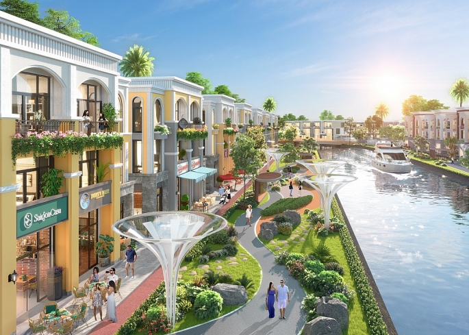 Không gian sống xanh chất lượng tối ưu thiên nhiên sông nước tại Aqua City 