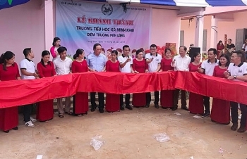 “Câu lạc bộ Anh em 108” quyên góp xây trường học ở Lạng Sơn