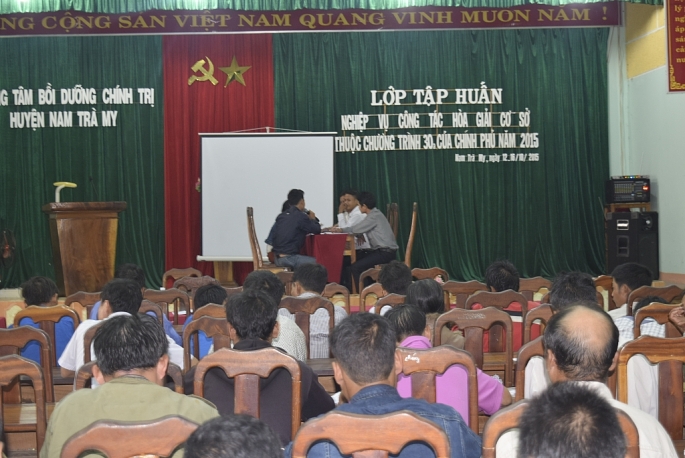 Việc tập huấn hòa giải viên hiệu quả nhất khi thông qua giải quyết các vụ việc, các tình huống có thật trong cuộc sống Việc tập huấn hòa giải viên hiệu quả nhất khi thông qua giải quyết các vụ việc, các tình huống có thật trong cuộc sống