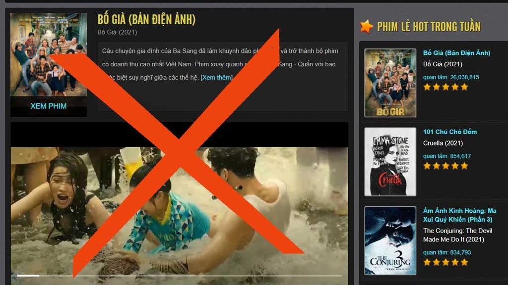 Động thái cứng rắn để quét sạch phim lậu