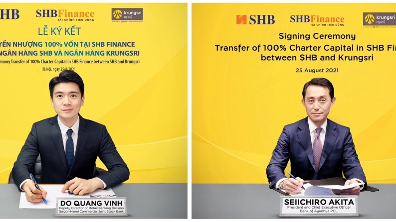 SHB sẽ chuyển nhượng 100% vốn tại SHB Finance cho Krungsri - thành viên chiến lược thuộc Tập đoàn MUFG – Nhật Bản