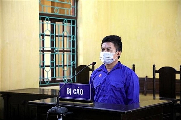 Bị cáo Nguyễn Hữu Tuyên tại phiên xét xử