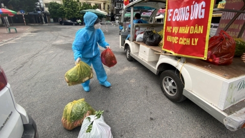 Hà Nội: Tạo điều kiện cho vận chuyển hàng hóa vào vùng đỏ