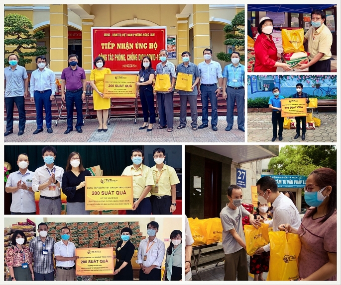 T&T Group trao tặng 3.000 suất quà cho người dân Hà Nội gặp khó khăn do COVID-19