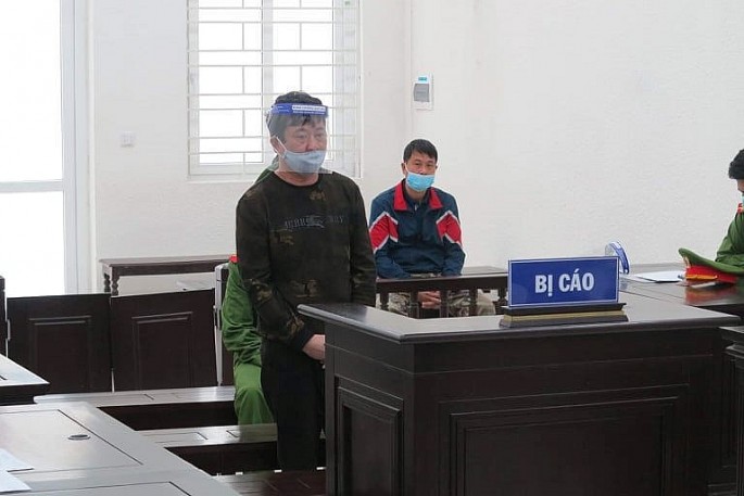 Bị cáo Minh tại tòa