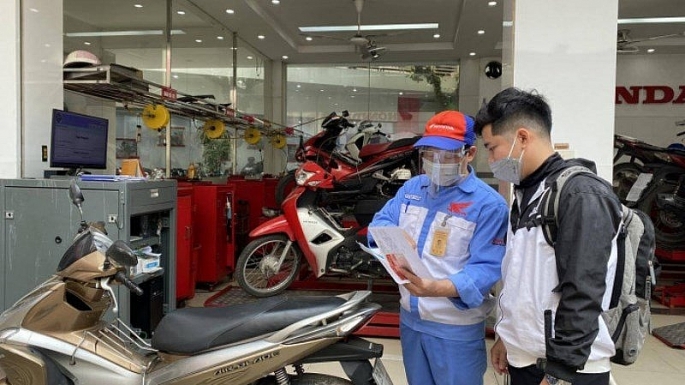 TP Hà Nội hiện có hơn 5,7 triệu xe máy, trong đó gần 1/2 là xe máy cũ sử dụng lâu năm, sản xuất trước năm 2000