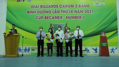 Khai mạc Giải billiards carom 3 băng Bình Dương tranh Cup Number 1