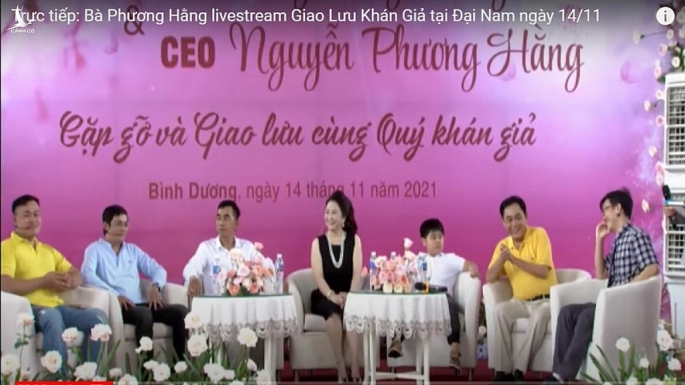 livestream của bà Nguyễn Phương Hằng