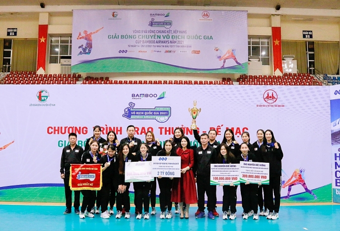 Đội Thông tin - FLC đánh bại Hóa chất Đức Giang, chức vô địch thứ 12 trong 18 mùa giải VĐQG